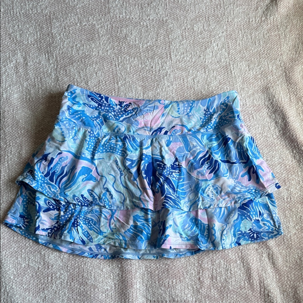 Lilly Pulitzer Blue and Pink Women's Shorts